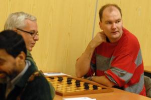 Dammer René Vos (rechts) had een aanzienlijk aandeel in de knappe zege van CTD op Nijverdal.foto Jan Wamelink